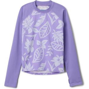 Columbia Baby-Boys Sandy Shores Printed Long Sleeve Sunguard(Paisley Purple Pasteled Tonal/Paisley Purple)