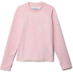 Columbia Baby-Boys Sandy Shores Printed Long Sleeve Sunguard(Satin Pink Pasteled Tonal/Satin Pink)
