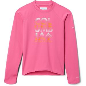 Columbia Baby-Boys Sandy Shores Printed Long Sleeve Sunguard(Wild Geranium)
