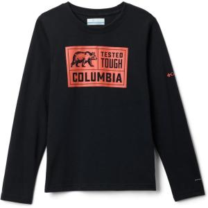 Columbia Boys La Poudre Pass Long Sleeve Tee(Black/Barely Tested Tough)