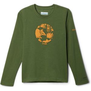 Columbia Boys La Poudre Pass Long Sleeve Tee(Canteen/Arid Aardvark)