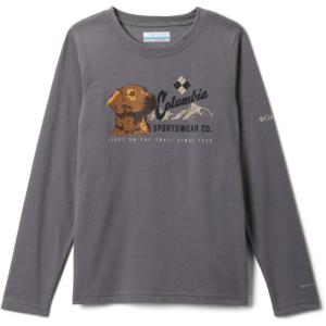 Columbia Boys La Poudre Pass Long Sleeve Tee(City Grey/Trailhound)
