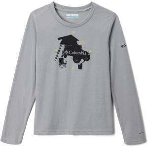 Columbia Boys La Poudre Pass Long Sleeve Tee(Columbia Grey  Camp Overlander)