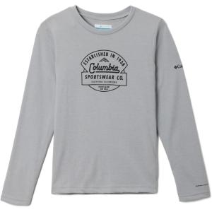 Columbia Boys La Poudre Pass Long Sleeve Tee(Columbia Grey  Csc Outfitted)