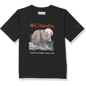 Columbia Boys La Poudre Pass Short Sleeve Tee(Black/Naturally at Home)
