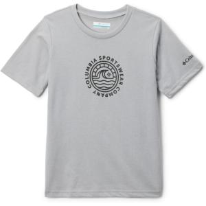Columbia Boys La Poudre Pass Short Sleeve Tee(Columbia Grey/Day Maker)
