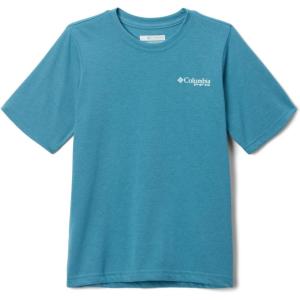 Columbia Boys PFG Short Sleeve Seasonal Graphic Tee(Canyon Blue/Easy Breezy Graphic)