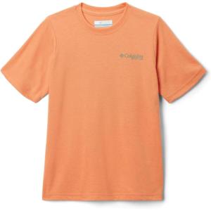 Columbia Boys PFG Short Sleeve Seasonal Graphic Tee(Dusty Orange/Bait Jumper Graphic)