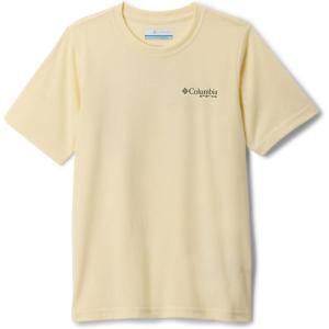 Columbia Boys PFG Short Sleeve Seasonal Graphic Tee(Lemon Wash/Pfg Y Circle Bass)