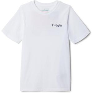 Columbia Boys PFG Short Sleeve Seasonal Graphic Tee(White/Fish Star Trout Graphic)