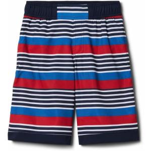 Columbia Boys Sandy Shores Boardshort, Moisture-Wicking, UV Sun Protection(Collegiate Navy Milo Stripe)