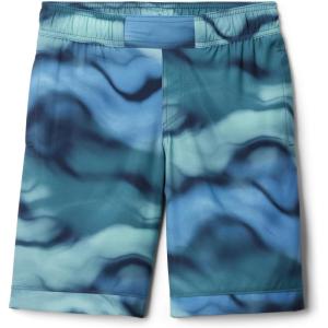 Columbia Boys Sandy Shores Boardshort, Moisture-Wicking, UV Sun Protection(Collegiate Navy Undercurrent)