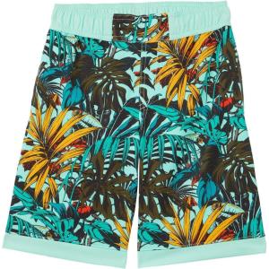 Columbia Boys Sandy Shores Boardshort, Moisture-Wicking, UV Sun Protection(Mint Cay Toucanical Multi)