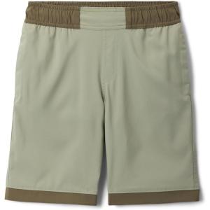 Columbia Boys Sandy Shores Boardshort, Moisture-Wicking, UV Sun Protection(Safari/Stone Green)