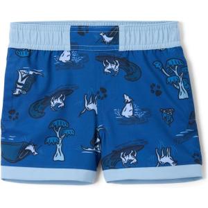 Columbia Boys Sandy Shores Printed Boardshort(Mountain Blue Trail Tails/Ripple Blue)