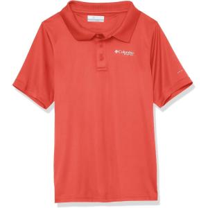 Columbia Boys Slack Tide PoloHiking Shirt(Sunset Red)