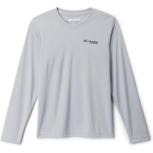 Columbia Boys Terminal Tackle PFG Fish Shine Long Sleeve(Cool Grey/Trout Shine)