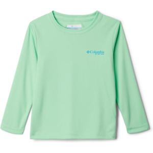Columbia Boys Terminal Tackle PFG Triangle Logo Long Sleeve(Ocean Mint/Pfg Flag Offshore Slam)