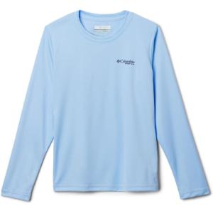 Columbia Boys Terminal Tackle PFG Triangle Logo Long Sleeve(Sail/Pfg Y Fins & Stripes)