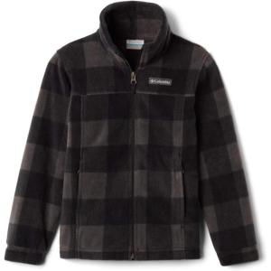 Columbia Boys’ Zing Fleece Jacket Jacket(Black Check (B) Print)