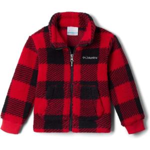 Columbia Unisex Baby Rugged Ridge II Sherpa Full Zip(Mountain Red Check)