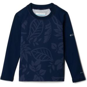 Columbia Unisex Kids Sandy Shores Printed Long Sleeve Sunguard(Coll Navy Pasteled Tonal/Coll Navy)