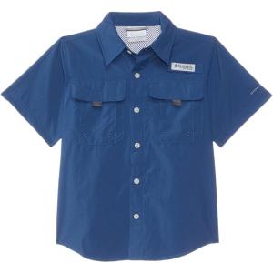 Columbia Youth Boys Bahama II Short Sleeve Shirt, Carbon, Medium