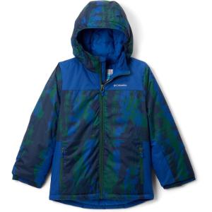 Columbia Youth Lightning Lift IV Printed Jacket(Mountain Blue Tracks/Mountain Blue)