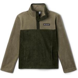Columbia baby-girls Steens Mtn Ii 1/4 Snap Fleece Pull-over(Greenscape/Stone Green)