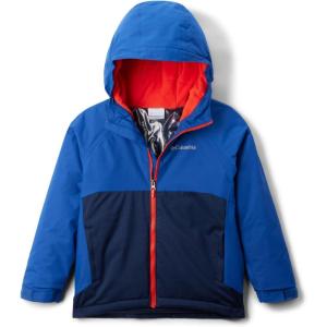 Columbia boys Alpine Action III Jacket(Collegiate Navy Melange/Mountain Blue)