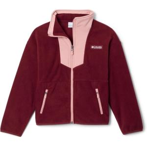 Columbia boys Pike Lake II Hooded Jacket(Rich Wine/Eraser Pink)