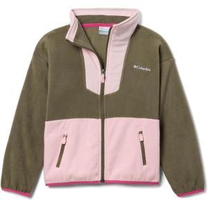 Columbia boys Pike Lake II Hooded Jacket(Stone Green/Satin Pink)