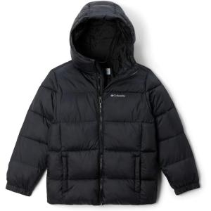 Columbia boys Puffect Hooded Jacket(Black)