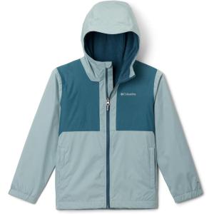 Columbia boys Rainy Trails Ii Fleece Lined Jacket(Crushed Blue/Everblue Slub)