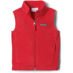 Columbia boys Steens Mountain Fleece Vest(Mountain Red)