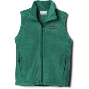Columbia boys Steens Mountain Fleece Vest(Pine Green)