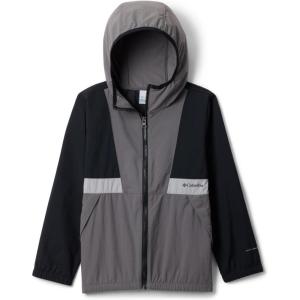 umbia Youth Boys Spire Valley Windbreaker(Black/City Grey/Columbia Grey)