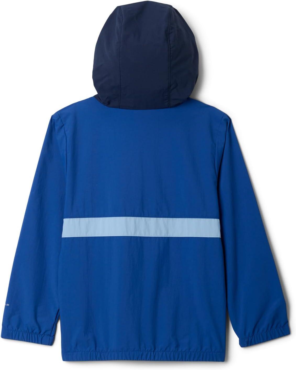 imageumbia Youth Boys Spire Valley WindbreakerMountain BlueColl NavyRipple Blue