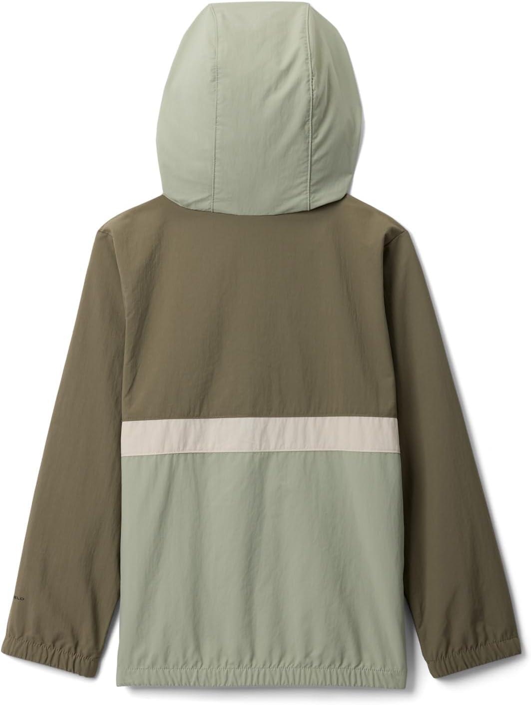 imageumbia Youth Boys Spire Valley WindbreakerStone GreenSafariDark Stone