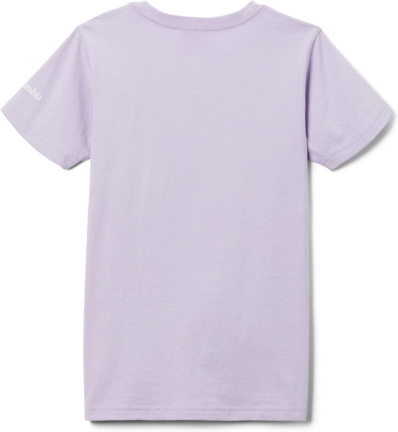 imageColumbia Girls Mission Lake Short Sleeve Graphic ShirtTShirtMorning MistCsc Stacked Banded Graphic