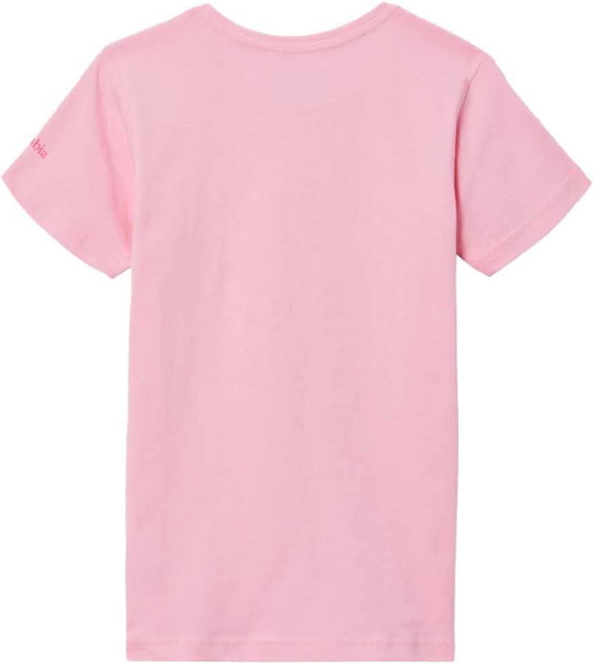 imageColumbia Girls Mission Lake Short Sleeve Graphic ShirtTShirtWild RoseCsc Stacked Banded Graphic