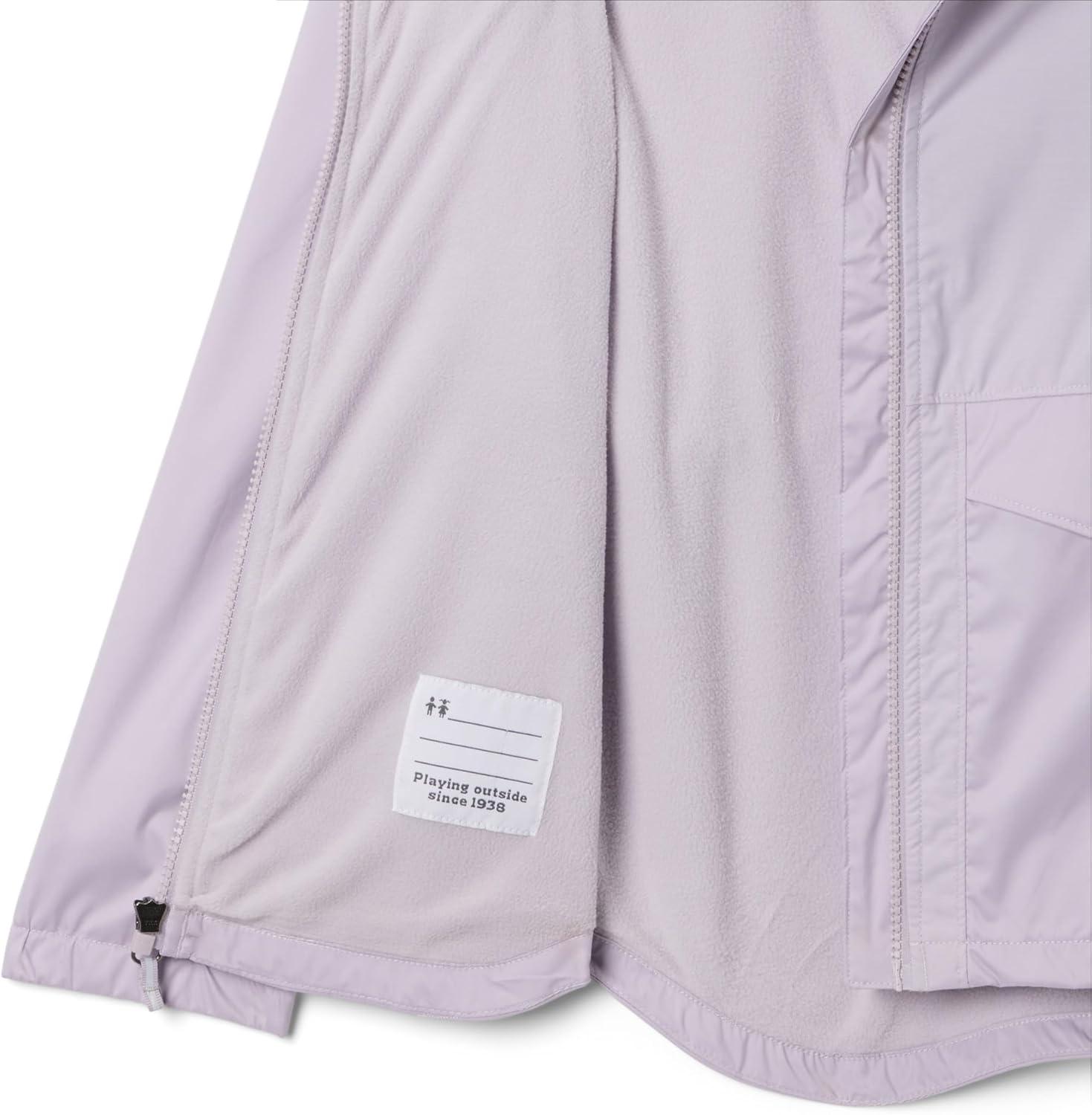 imageColumbia Girls Rainy Trails Ii Fleece Lined JacketLavender Pearl