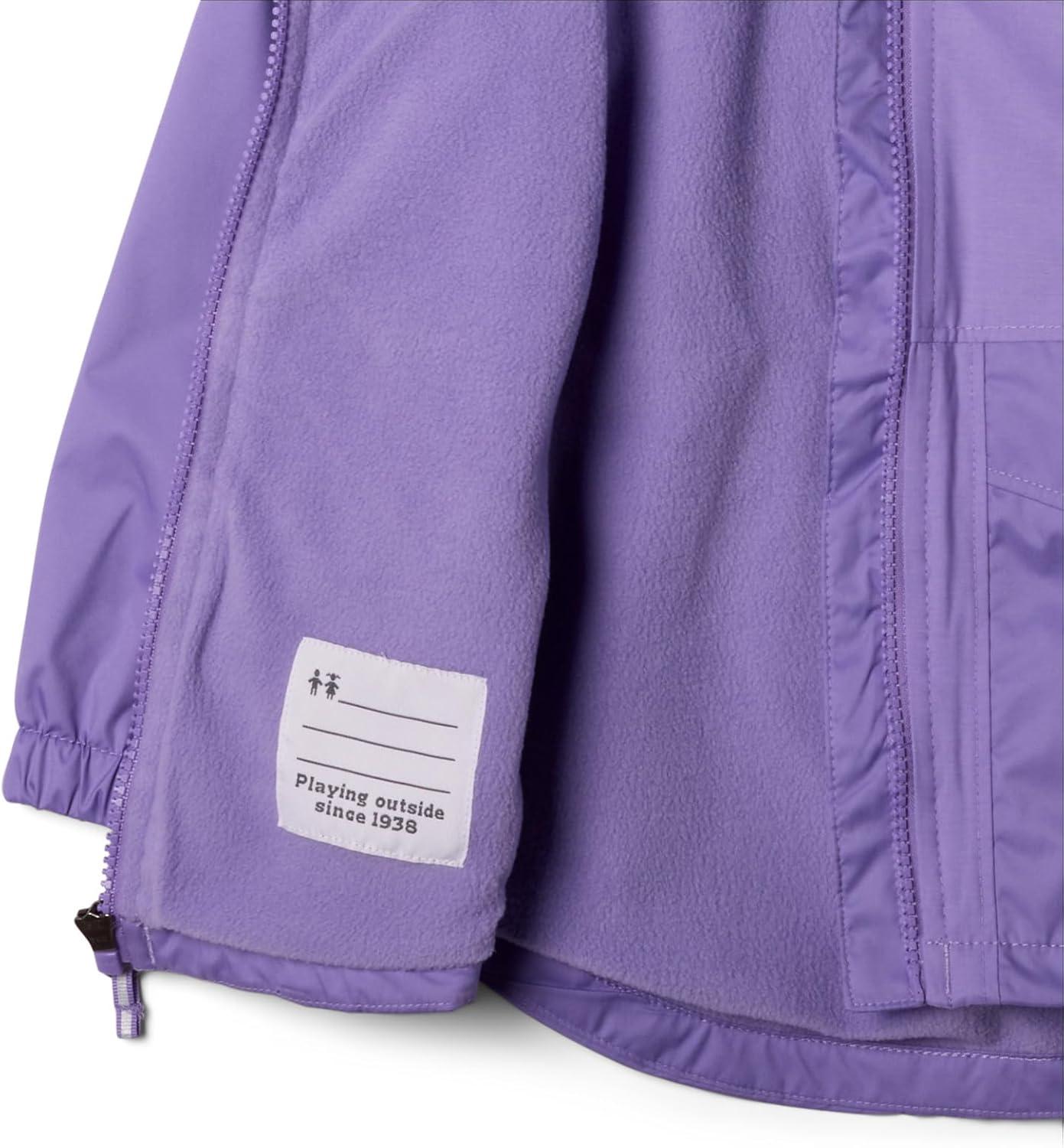 imageColumbia Girls Rainy Trails Ii Fleece Lined JacketPaisley Purple
