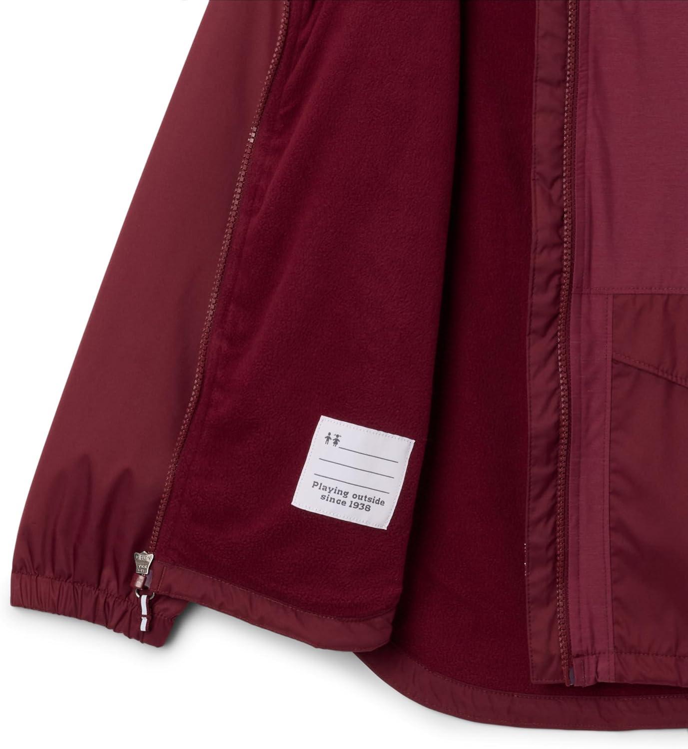 imageColumbia Girls Rainy Trails Ii Fleece Lined JacketRich Wine