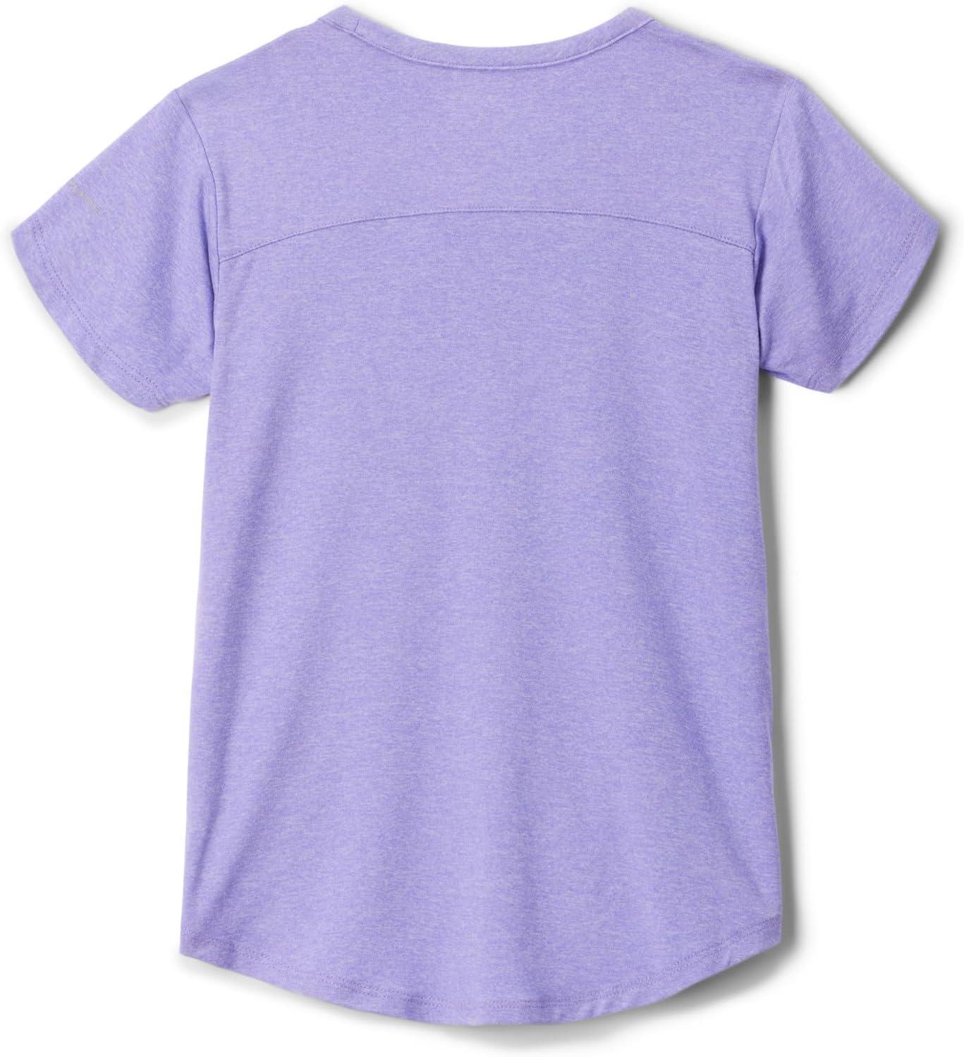 imageColumbia Girls Tech Trail Short Sleeve TeePaisley Purple Heather