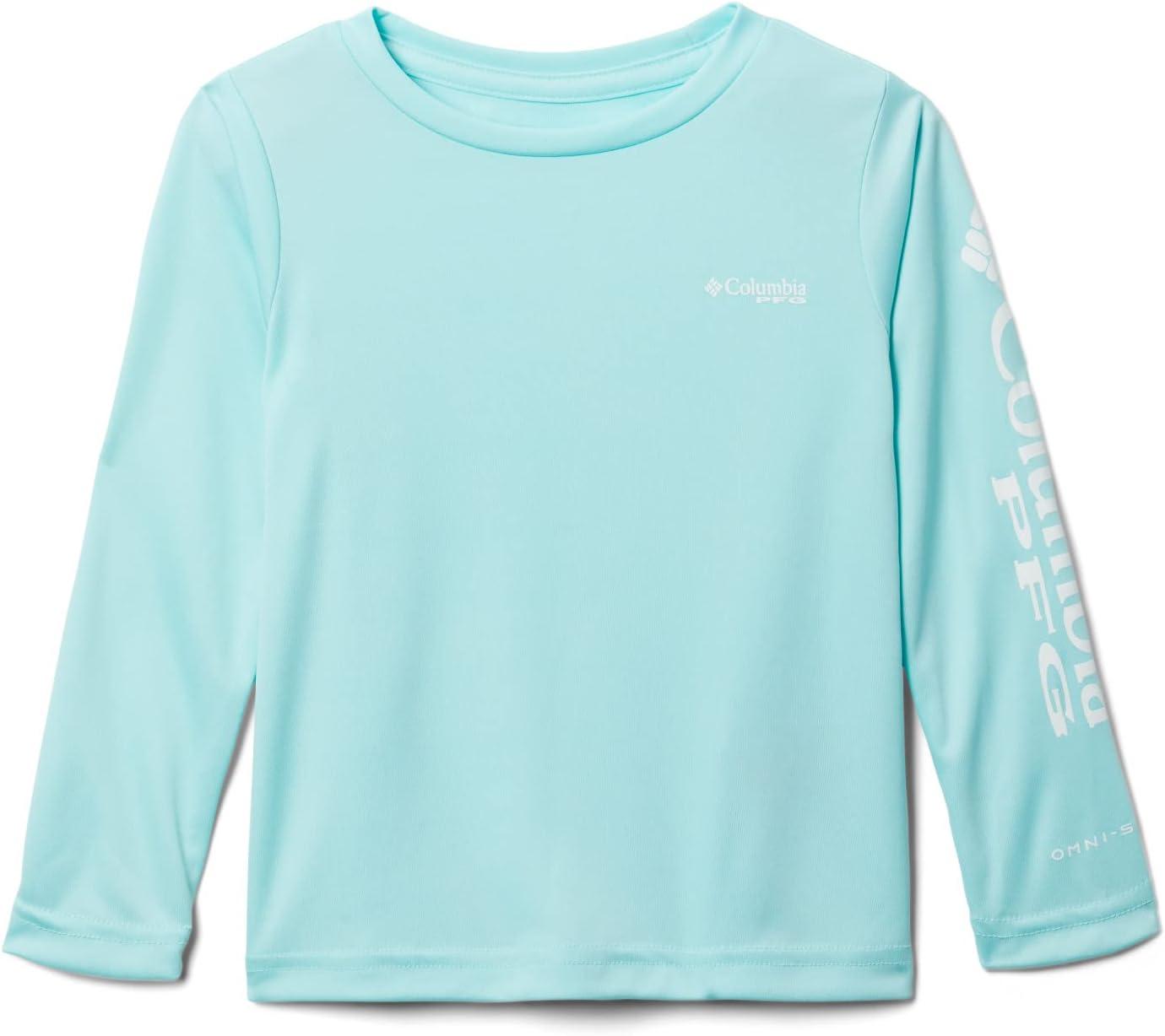 imageColumbia Girls Tidal Tee Long SleeveGulf StreamWhite Logo