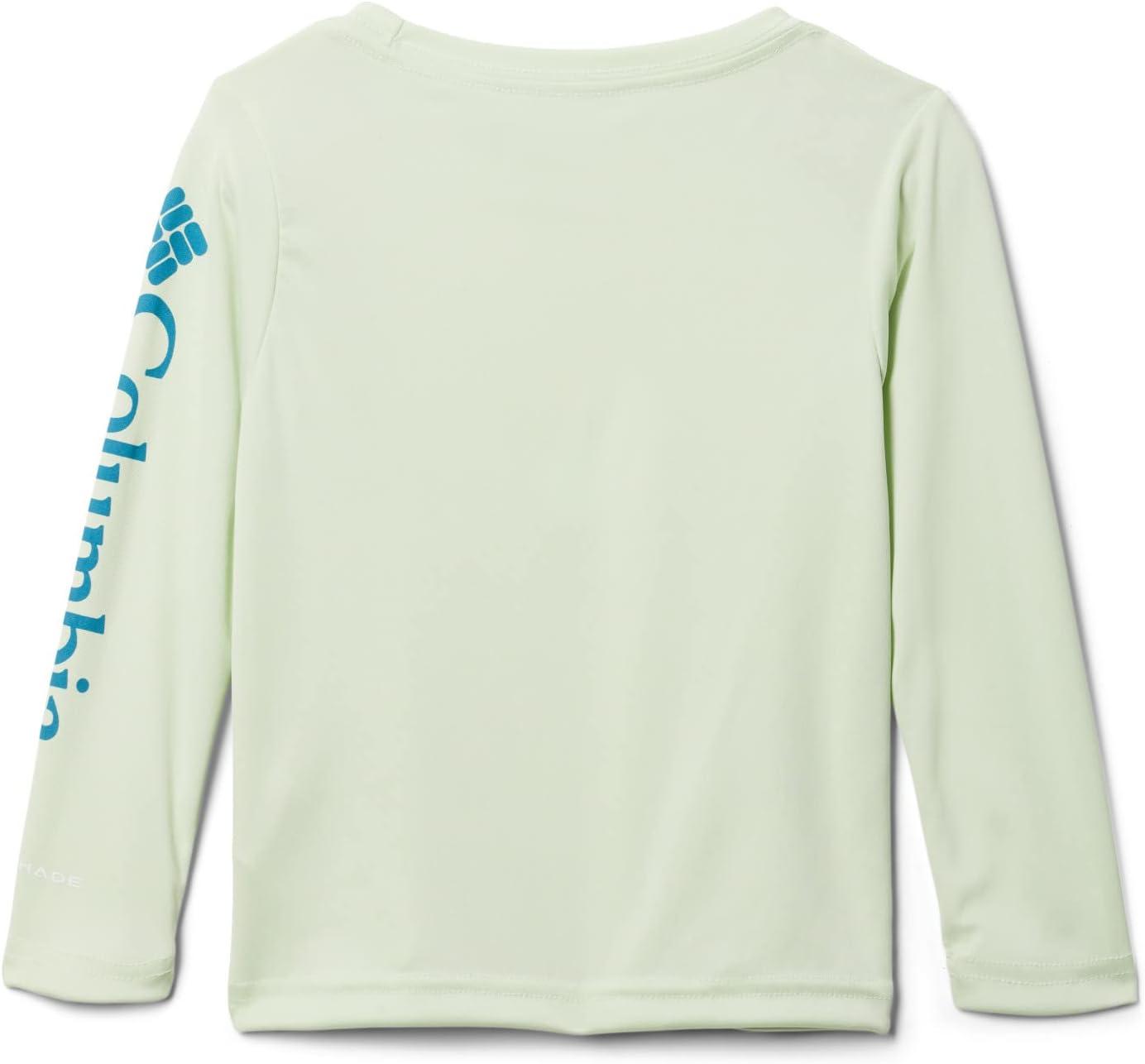 imageColumbia Girls Tidal Tee Long SleeveLight LimeDeep Marine Logo