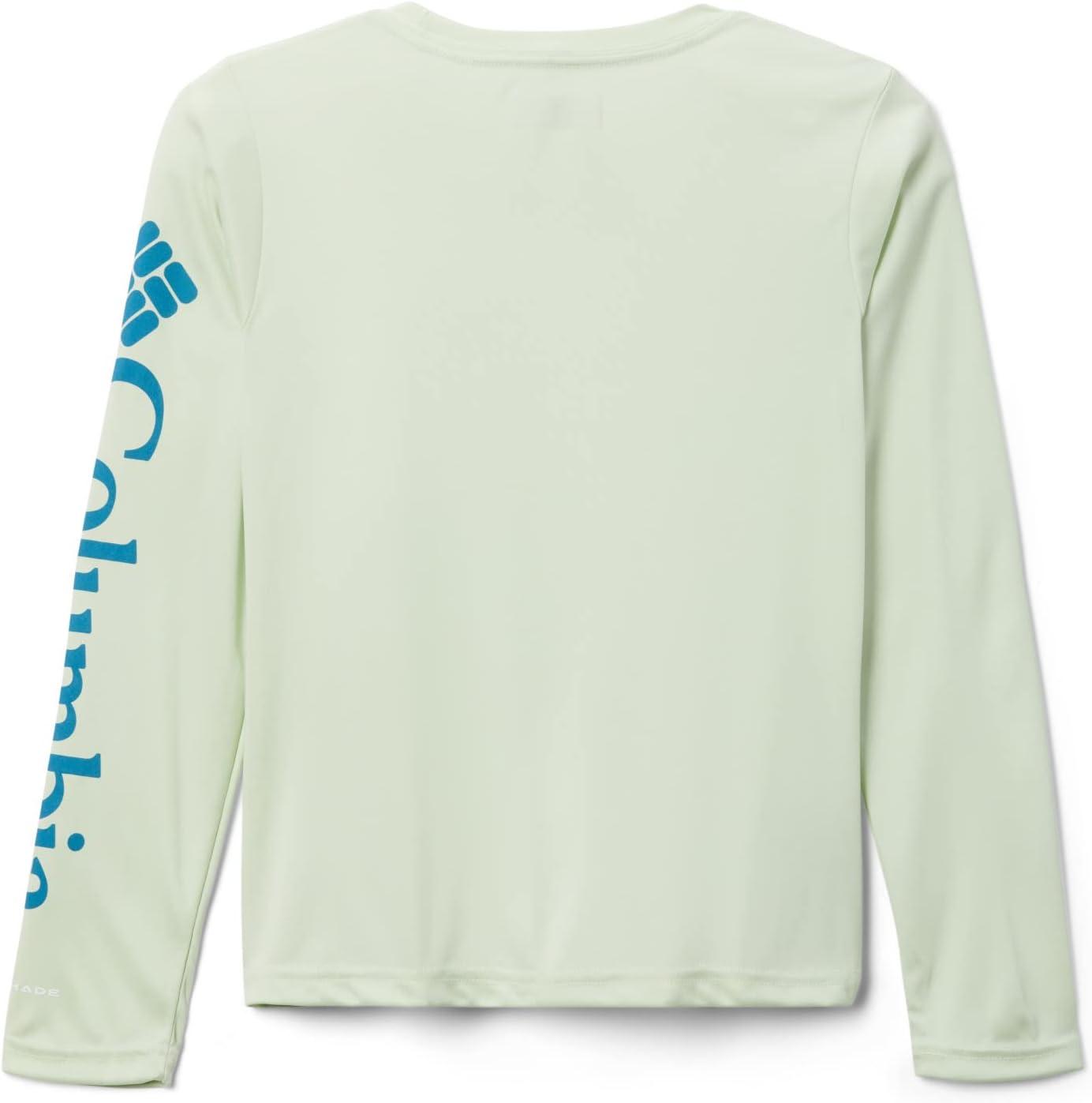 imageColumbia Girls Tidal Tee Long SleeveLight LimeDeep Marine Logo