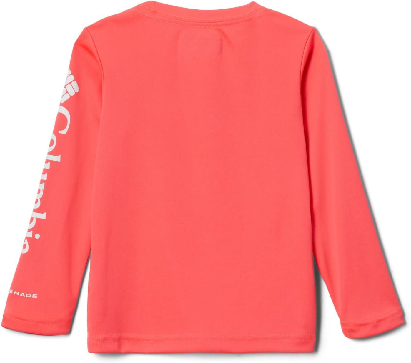 imageColumbia Girls Tidal Tee Long SleeveNeon SunriseWhite Logo
