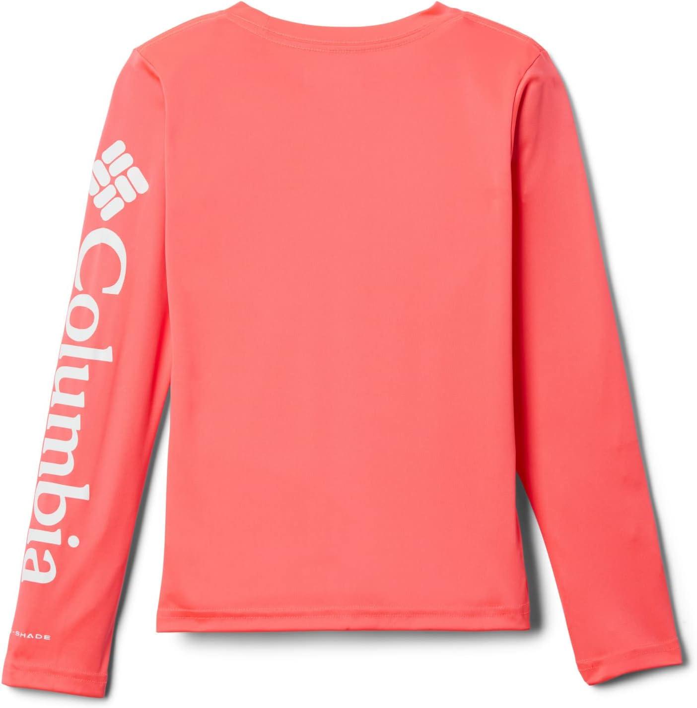 imageColumbia Girls Tidal Tee Long SleeveNeon SunriseWhite Logo